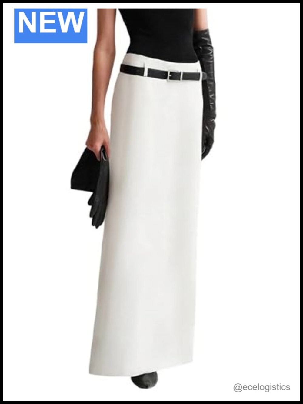 Women's Maxi Skirt High Waist H-Line Long Straight Pencil
